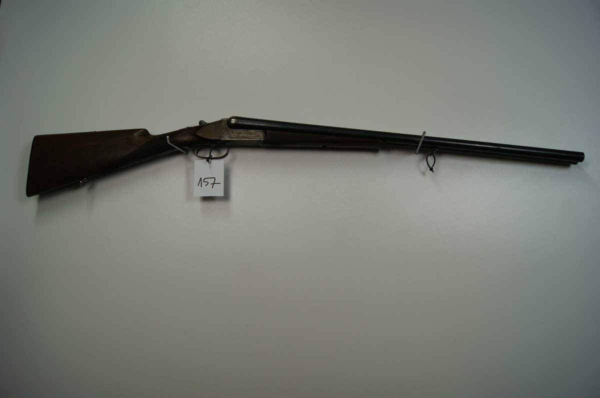 Strzelba horyzontalna Husqvarna kaliber 12/70. Broń używana.