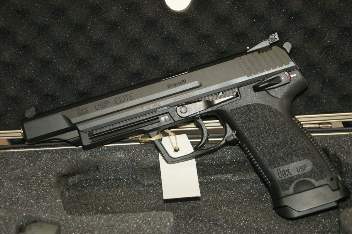 Pistolet Heckler&Koch USP Elitte kaliber 9x19mm.Broń używana.