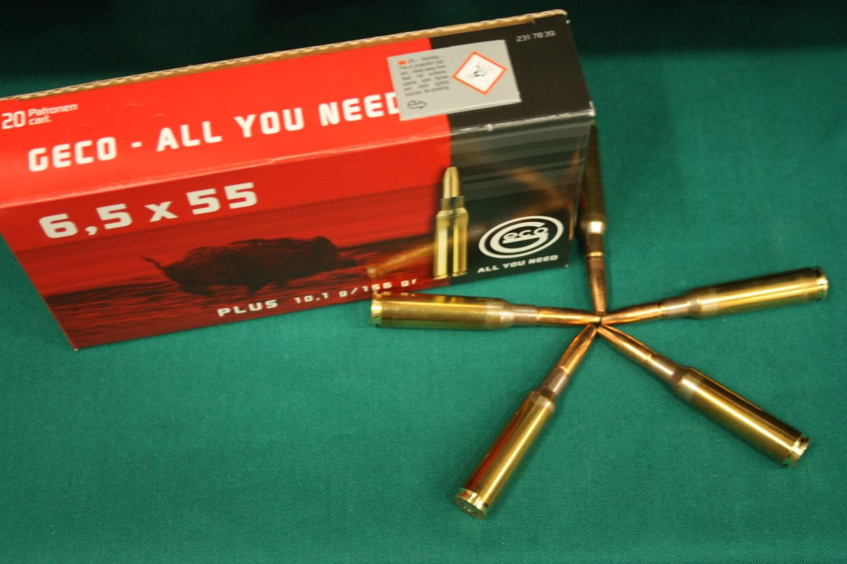 Amunicja myśliwska – kulowa – Geco Plus, 6,5×55, 10,7g (156gr)