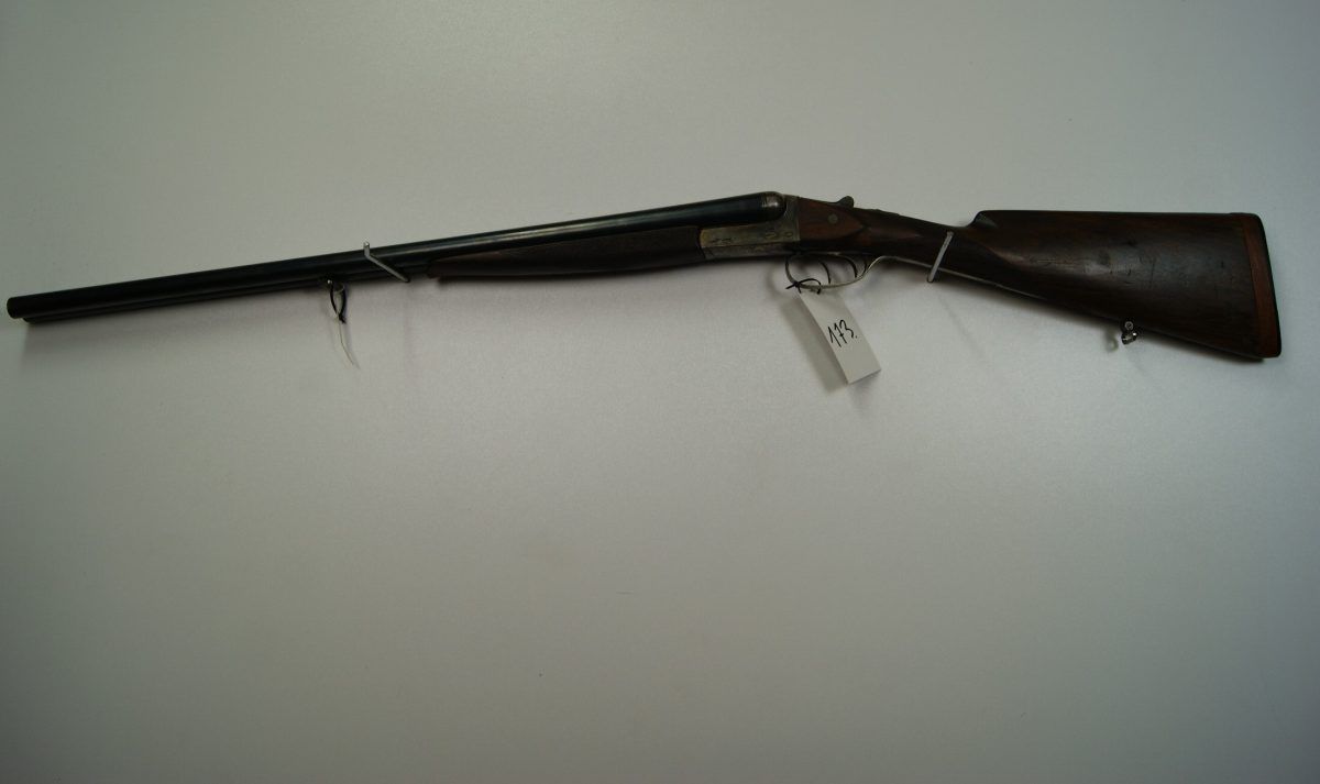 Strzelba horyzontalna Husqvarna kaliber12/70. Broń używana.