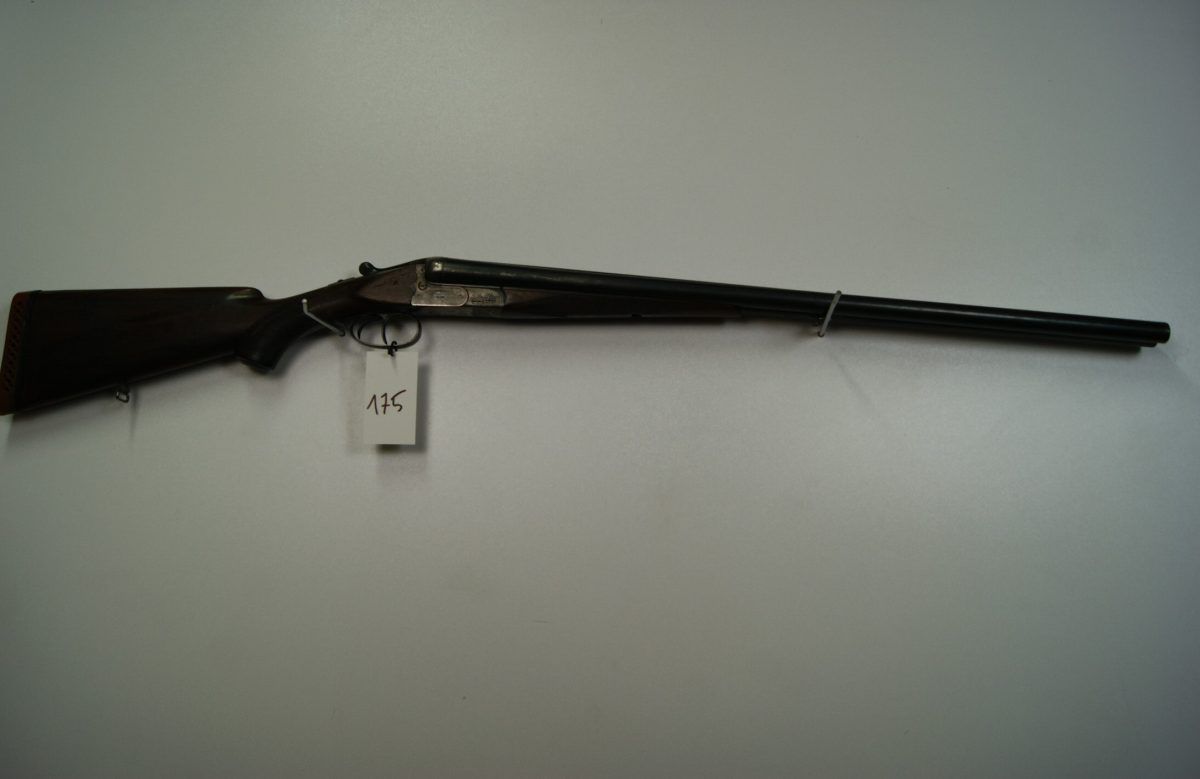 Strzelba horyzontalna Simson kaliber 12/70. Broń używana.