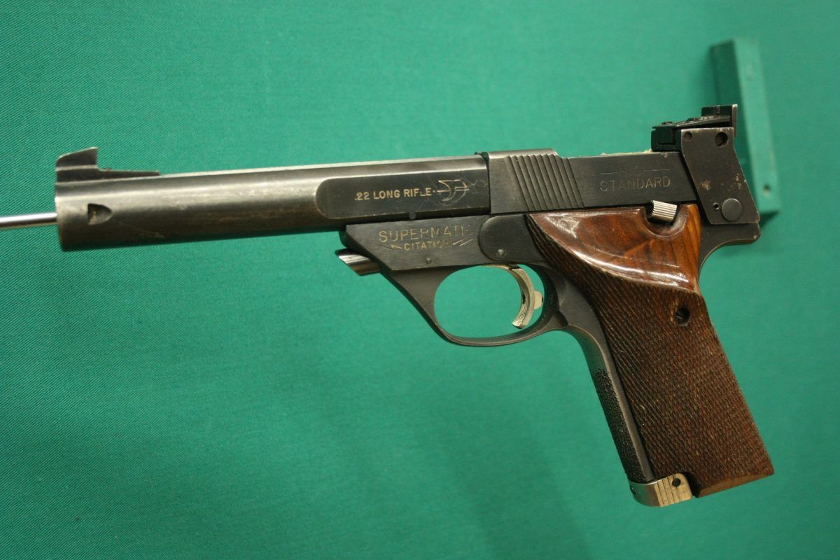 Pistolet bocznego zapłonu – High Standard Supermatic, kal. 22 LR – broń używana