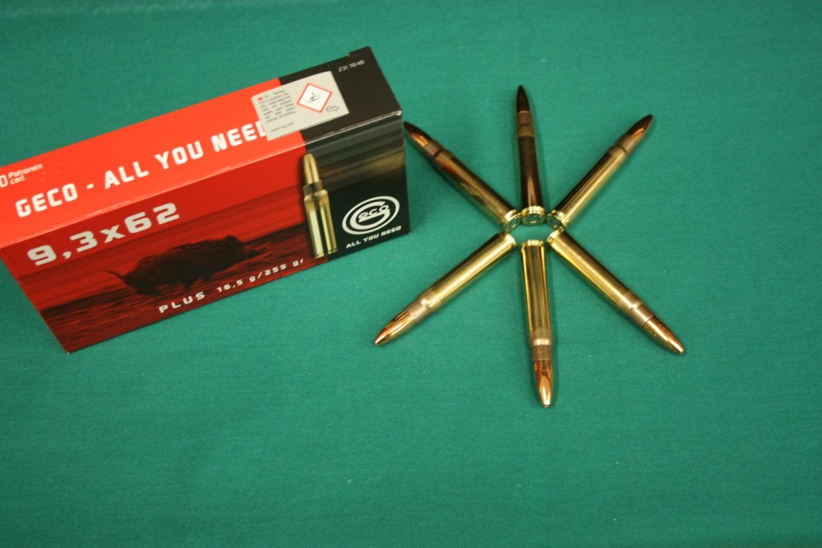 Amunicja myśliwska – kulowa – Geco Plus, 9,3×62, 16,5g (255gr)